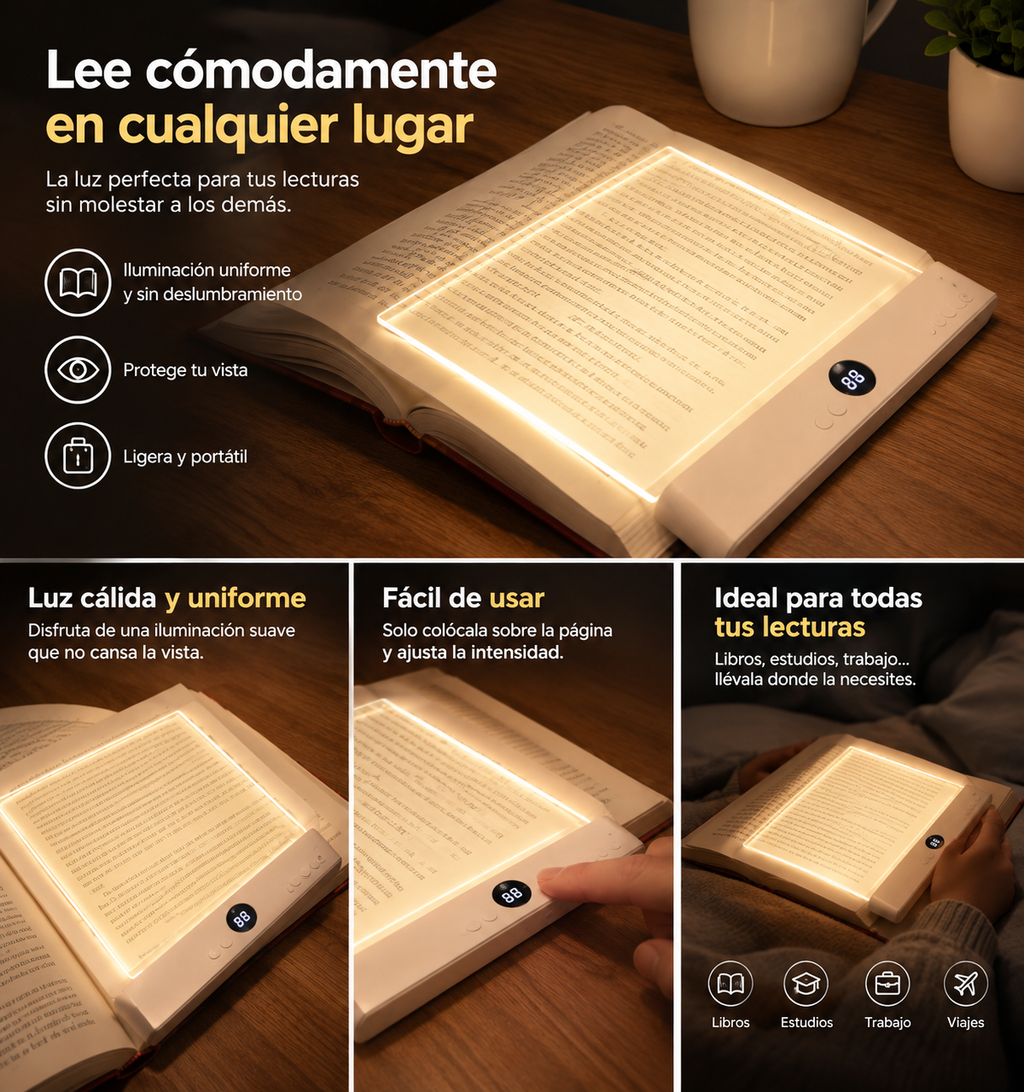 Lámpara LED de Lectura con Luz Regulable